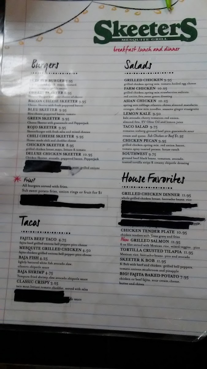 Skeeter's Mesquite Grill Menu - Image 6